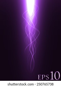 magic spell effect (violet colored,vertical version)