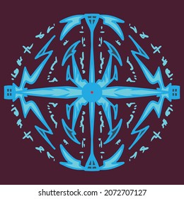 Magic spell symbol illustration. Editable vector file for all of your graphic needs.