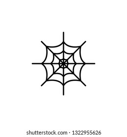 magic spider web outline icon. Signs and symbols can be used for web, logo, mobile app, UI, UX