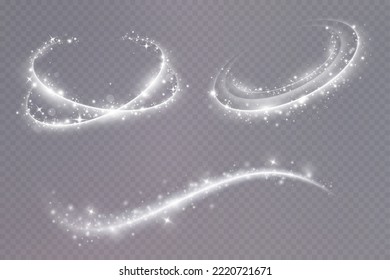 
Magic spiral with sparkles.White light effect.Glitter particles with lines.Swirl effect.