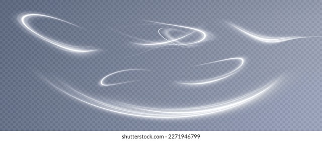 Magic spiral with sparkles.White light effect.Glitter particles with lines.Swirl effect.