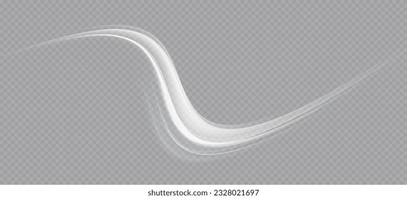 Magic spiral with sparkles.White light effect.Glitter particles with lines.Swirl effect.