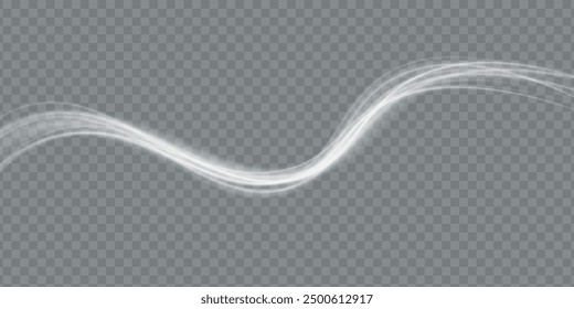 Magic spiral with sparkles.White light effect.Glitter particles with lines.Swirl effect.