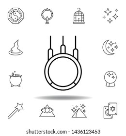magic sport ring outline icon. elements of magic illustration line icon. signs, symbols can be used for web, logo, mobile app, UI, UX