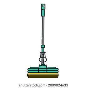 Magic squeegee or floor mop