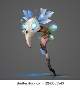 Personal mágico, ilustración de juegos vectoriales