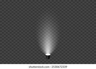 Efecto de iluminación de escenario mágico. Efecto de luz de foco. 