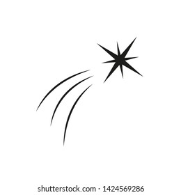 Magic star isolated on white background