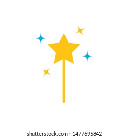 magic Star Logo Template vector icon illustration design
