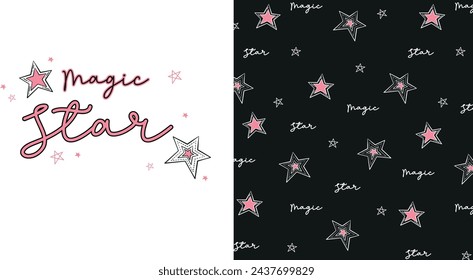 MAGIC STAR TEXTURE BEAUTY PATTERN