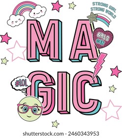 magic star unicorn rainbow star 