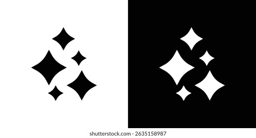 Magic stars icon concept, vector illustration