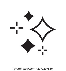 plantilla de diseño de iconos vectoriales de estrellas mágicas
