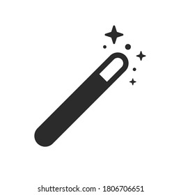 magic stick Flat solid Halloween Icon