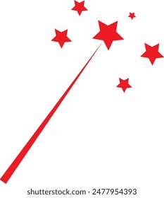 Magic stick icon art design eps 10