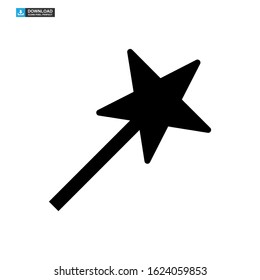 magic stick icon isolated sign symbol vector illustration - high quality black style vector icons

