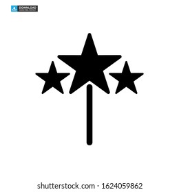 magic stick icon isolated sign symbol vector illustration - high quality black style vector icons
