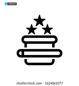 magic stick icon isolated sign symbol vector illustration - high quality black style vector icons

