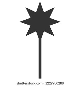 magic stick icon logo