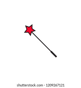 magic stick icon template design