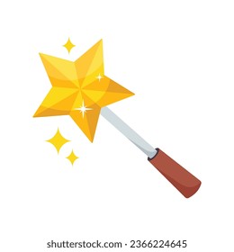 Magic stick vector colorful stickers Icon Design illustration. EPS 10 File