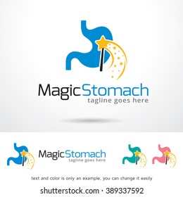 Magic stomach Logo Template Design Vector 