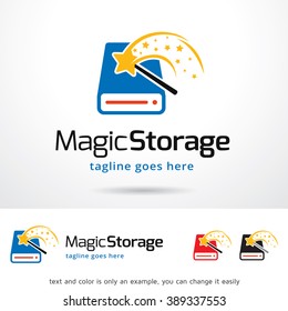 Magic Storage Logo Template Design Vector 