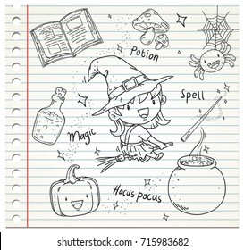 Magic stuff in doodle style