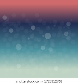 Zauberhafter Sonnenuntergang mit Boken-Sternen-Tapete-Hintergrund Grün-Türkis-Dunkel-Blau-rote Gradation