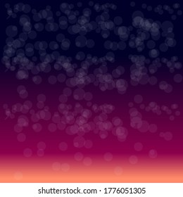 Magic Sunset Sky With The Boken Stars Wallpaper Background  Orange  Dark Blue Burgundy Gradation