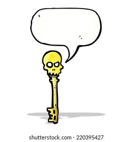 magic talking key cartoon