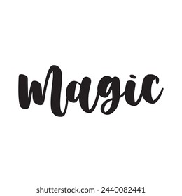 magic text on white background.