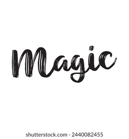 magic text on white background.