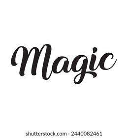 magic text on white background.