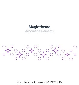 Magic theme, festive event