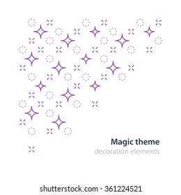 Magic theme, festive event