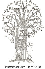 Magic tree in which she lives