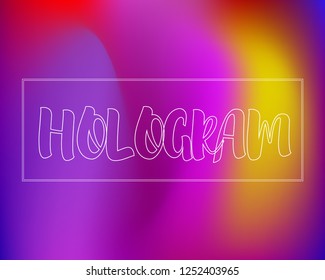 Magic Trend Colors Gradient Banner. Saturated Violet, Blue, Pink Colors Smooth Mesh Background. Dynamic Wavy Colorful Wallpapers for Your Magic Design. Bright Neon Light Texture