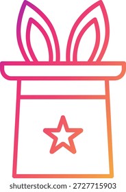 Magic Trick Icon Symbol Art Sign