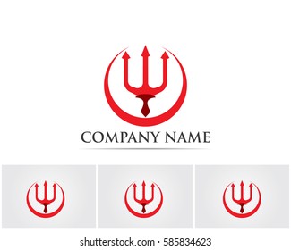 Magic trident logo 