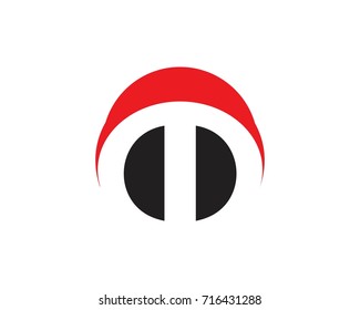 Magic trident logo and symbols template vector