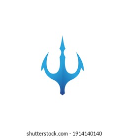Magic Trident of Wave Logo Template