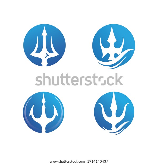 Magic Trident of Wave Logo\
Template