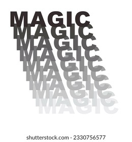 Magic Typografy Patch V84 Patch Streetwear, Urban, Luxury, Modern Design Patch kommerzielle Nutzung