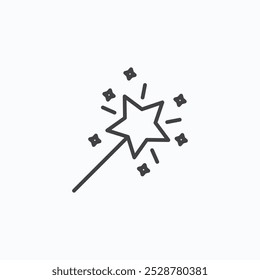 Magic vector flat icon set.eps