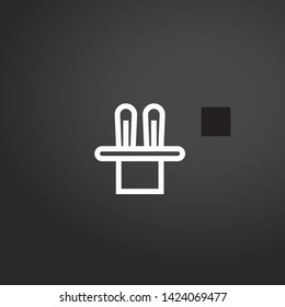 Magic vector icon. Magic concept stroke symbol design. Thin graphic elements vector illustration, outline pattern for your web site design, logo, UI. EPS 10.