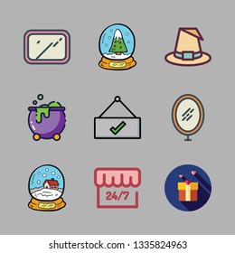 magic vector icon set