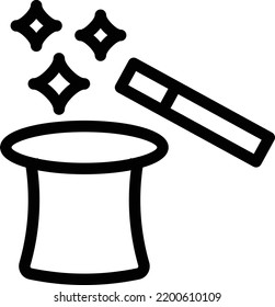 magische Vektorgrafik auf transparentem Hintergrund. Hochwertige Symbole. Glyphen Vektorsymbole für Konzept und Grafikdesign. 
