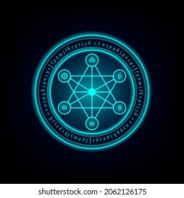 magic vector on black background, used to make advertisements, flyers