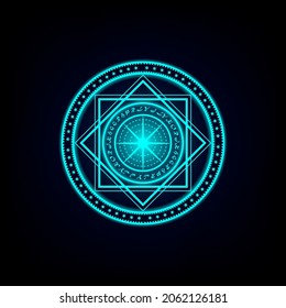 magic vector on black background, used to make advertisements, flyers